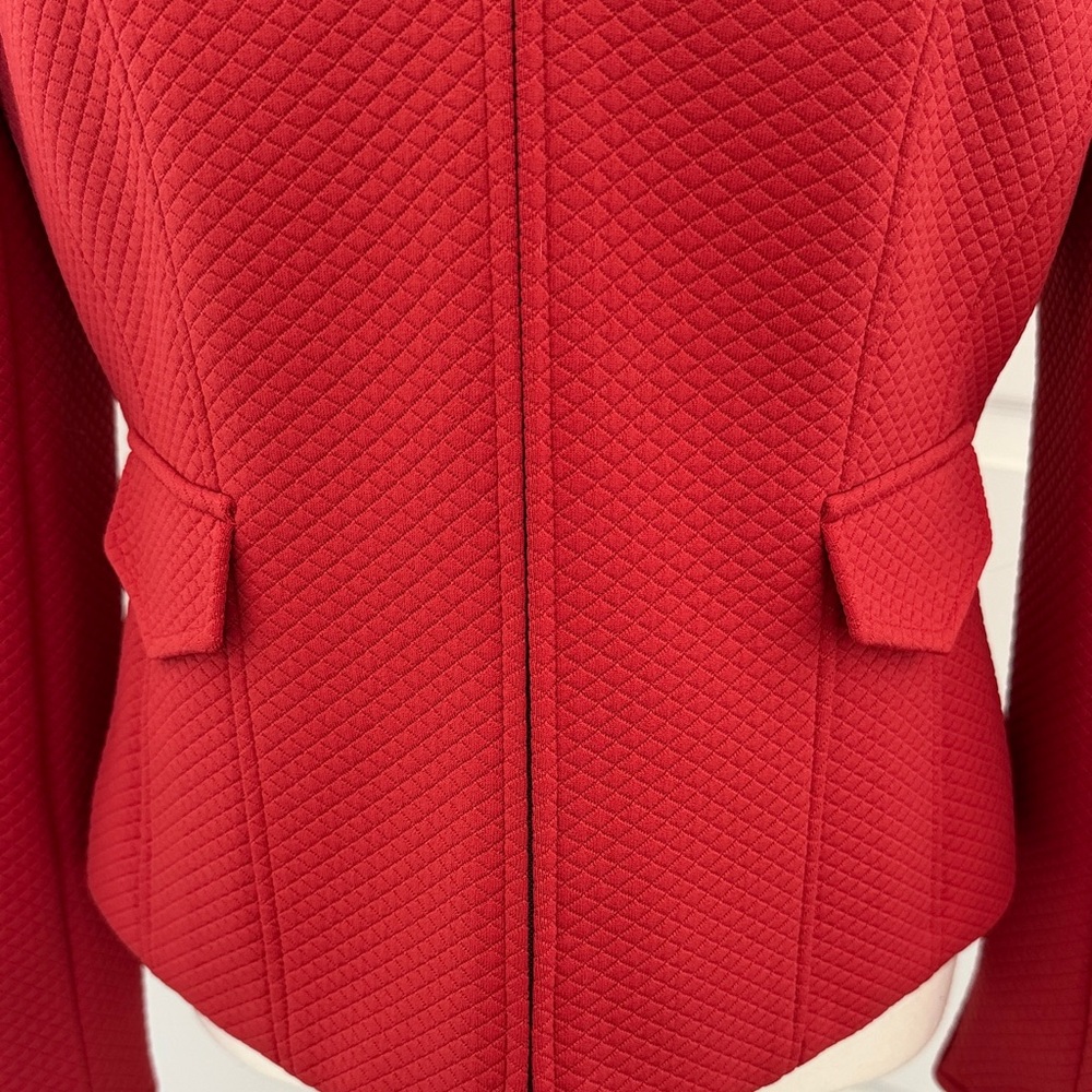 Talbots Vibrant Red Blazer - Picture 3 of 8